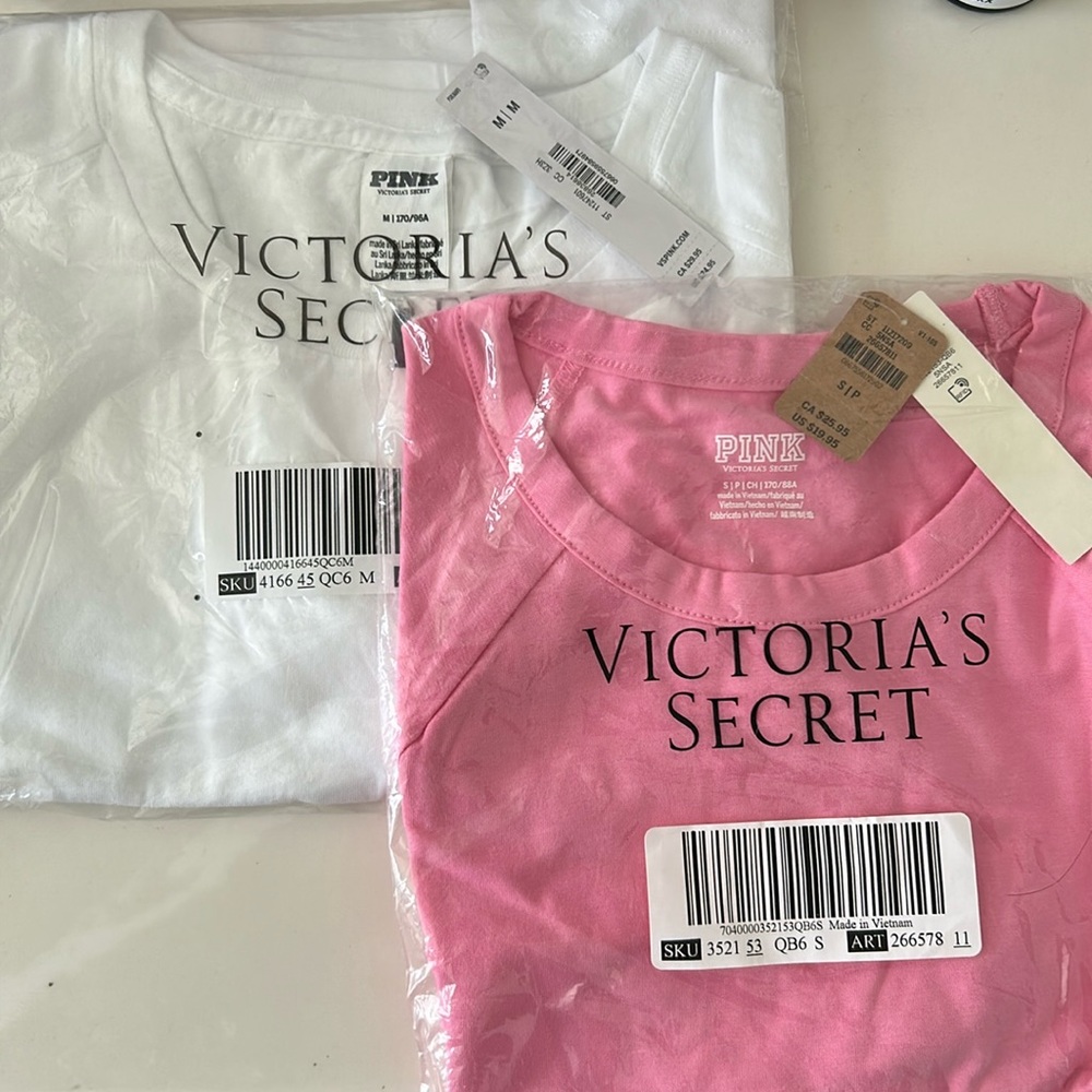 Victoria’s Secret two cropped T-shirts